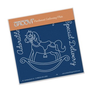 (GRO-CN-40288-01)Groovi Rocking Horse A6 Plate