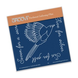 (GRO-BI-40150-01)Groovi Magpie 2 (Five for Silver) A6 Plate