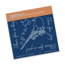 (GRO-BI-40149-01)Groovi Magpie 3 (Eight for a Wish) A6 Plate