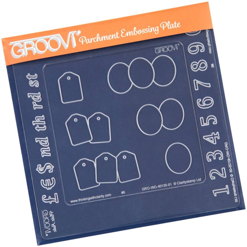 (GRO-WO-40133-11)Groovi Plate A5 Insert Numbers