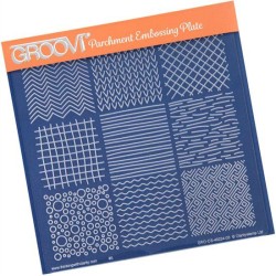 (GRO-CS-40224-03)Groovi Plate A5 Textures