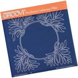 (GRO-FL-40219-03)Groovi Plate A5 Flourish Frame