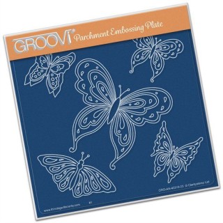 (GRO-BI-40319-03)Groovi Plate A5 Jayne's Butterflies