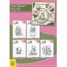 (CSBC002)Nellie's Choice Clear Stamp Baby Cuddles cuddly girl