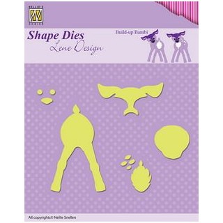 (SDL027)Nellie's Shape Dies build-up die bambi