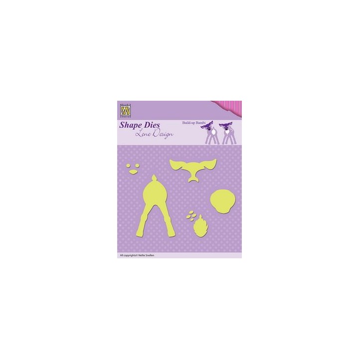(SDL027)Nellie's Shape Dies build-up die bambi