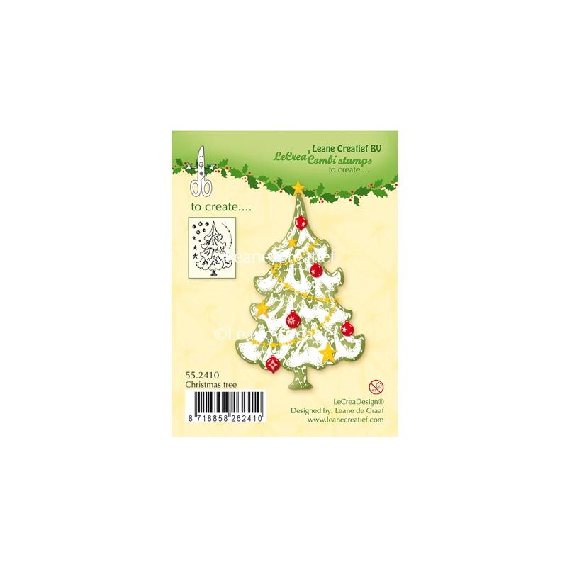 (55.2410)Clear stamp Christmas Tree
