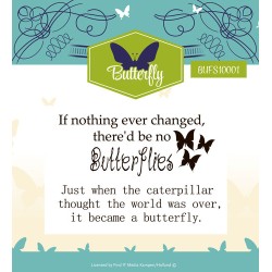 (YCCS10024)Clearstamp - Yvonne Creations - Butterfly