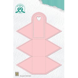 (WPD004)Nellie`s Choice Wrapping Dies Gift-box-4 triangle box