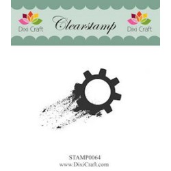 (STAMP0064)Dixi Clear Stamp gear