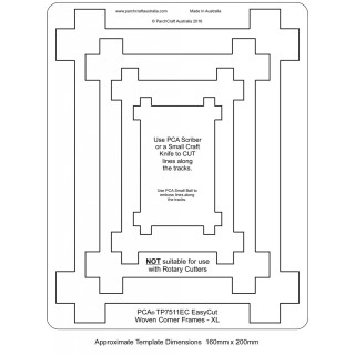 (TP7511EC)PCA® EasyCut Woven Corner Frames - XL