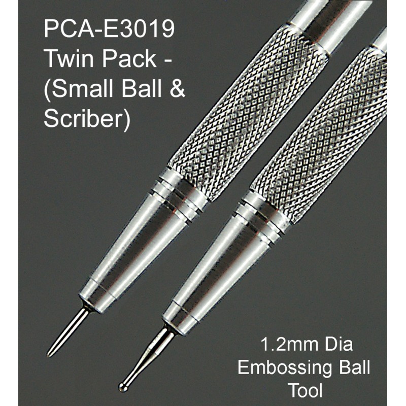 (PCA-E3019)PCA® Embossing Twin Pack (Scriber + Small Ball)