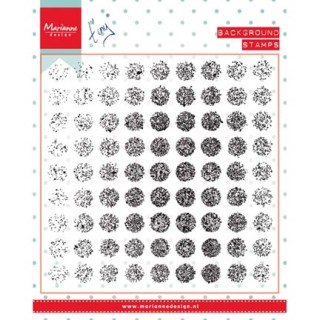 (CS0977)Clear stamp Distressed dots