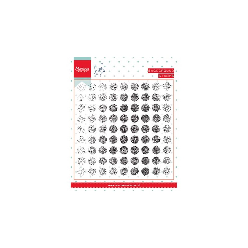 (CS0977)Clear stamp Distressed dots