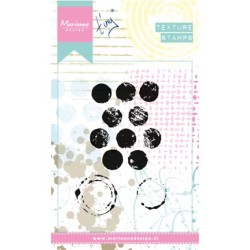 (MM1608)Clear Stamp Texture Dots