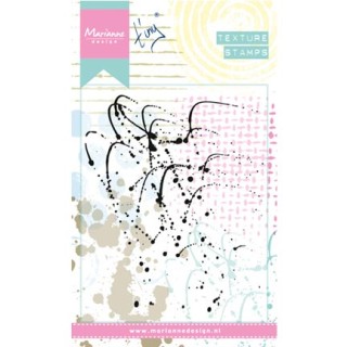(MM1607)Clear Stamp Texture Splatters