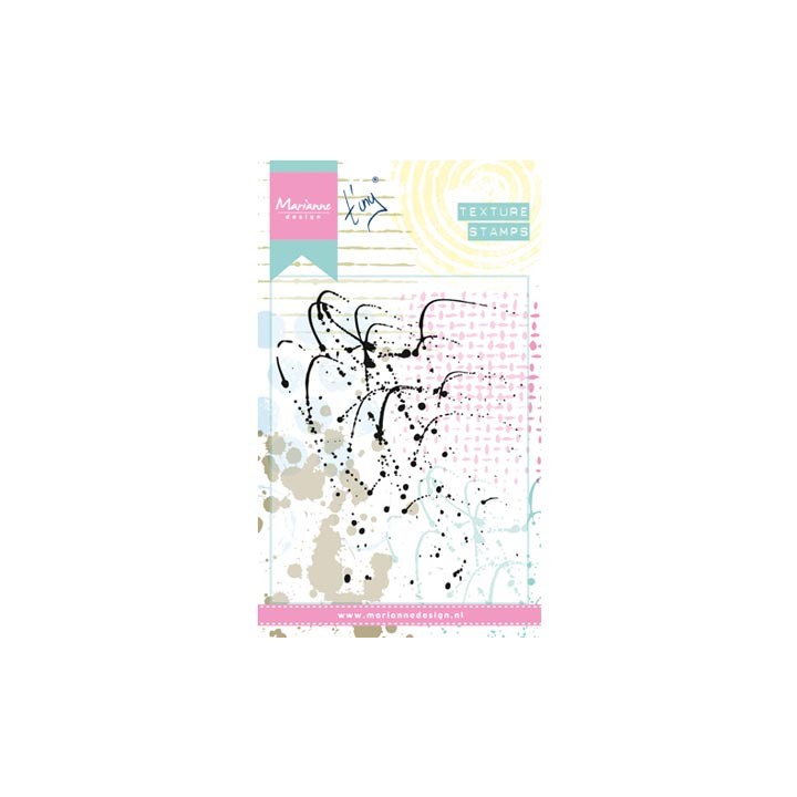 (MM1607)Clear Stamp Texture Splatters