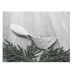(CR1380)Craftables stencil Tiny's ornaments birds