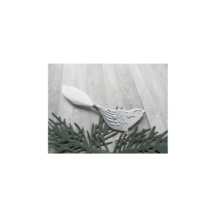 (CR1380)Craftables stencil Tiny's ornaments birds