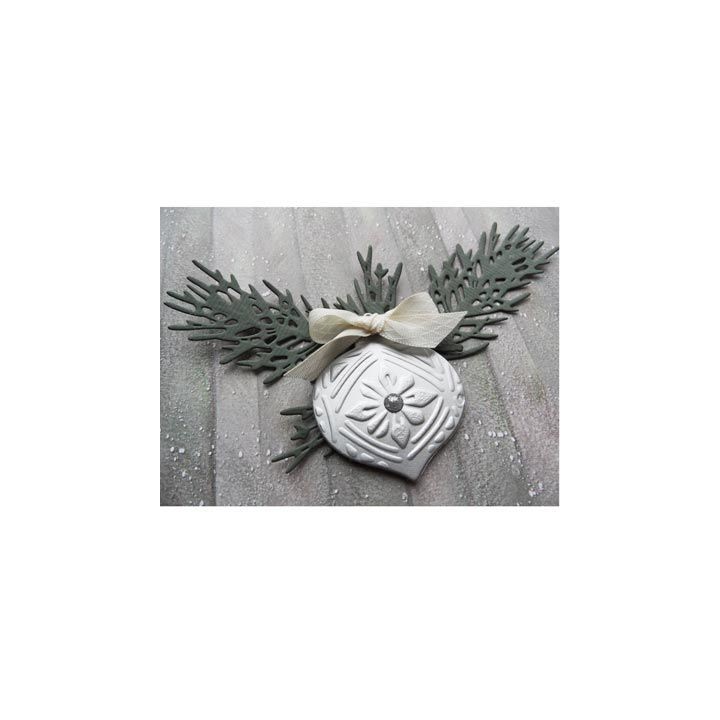 (CR1379)Craftables stencil Tiny's ornaments baubles
