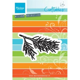 (CR1378)Craftables stencil Tiny's Pine tree branch