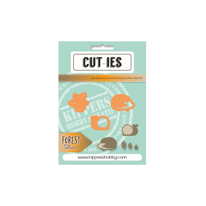 Dies Cut-ies Forest Fellows Snail Hedgehog Autum