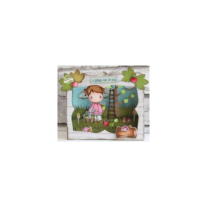 Dies Cut-ies Forest Fellows Snail Hedgehog Autum