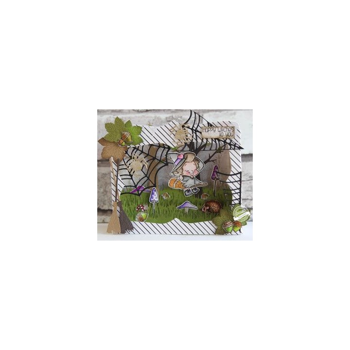 Dies Cut-ies Forest Fellows Snail Hedgehog Autum