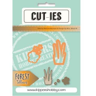 Dies Cut-ies Forest Fellows Grass Flowers