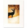 (30-380)Penny Black Stamp clear Nature's silhouettes