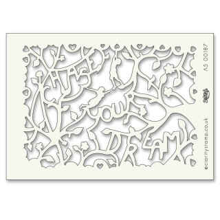 (STE-WO-00187-A5)Claritystamp Art Stencil A5 Chase
