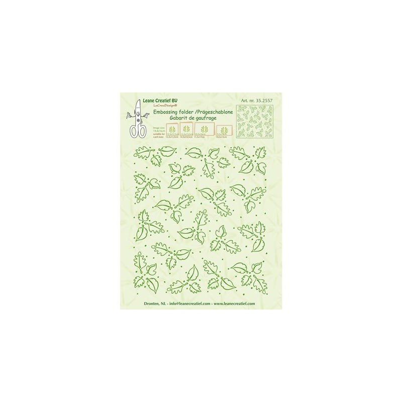 (35.2557)Embossing folder Leaves