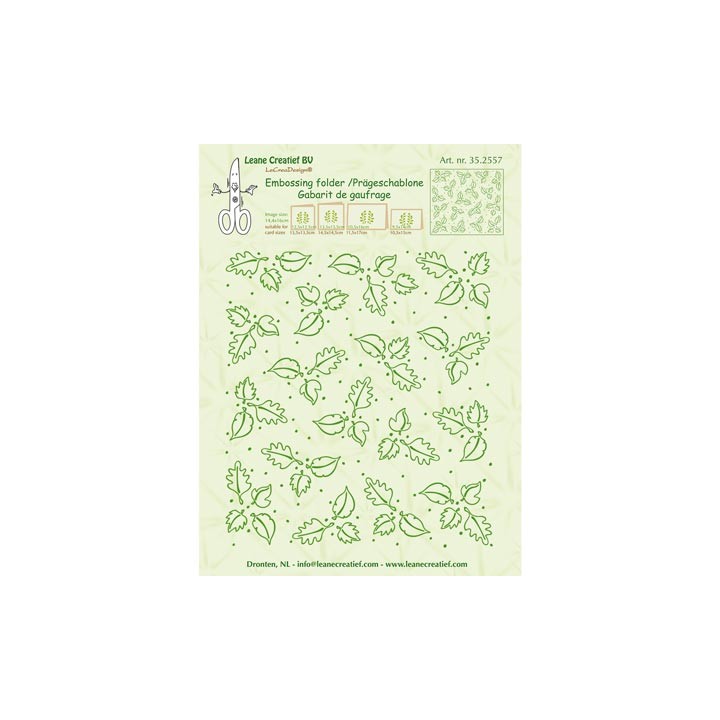 (35.2557)Embossing folder Leaves
