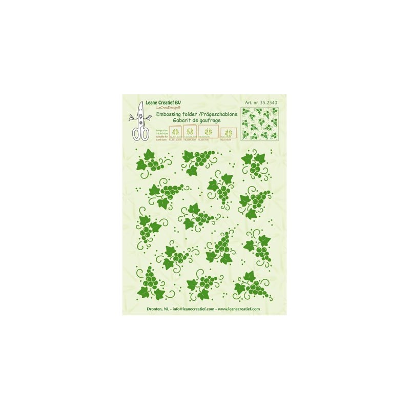 (35.2540)Embossing folder Grapes