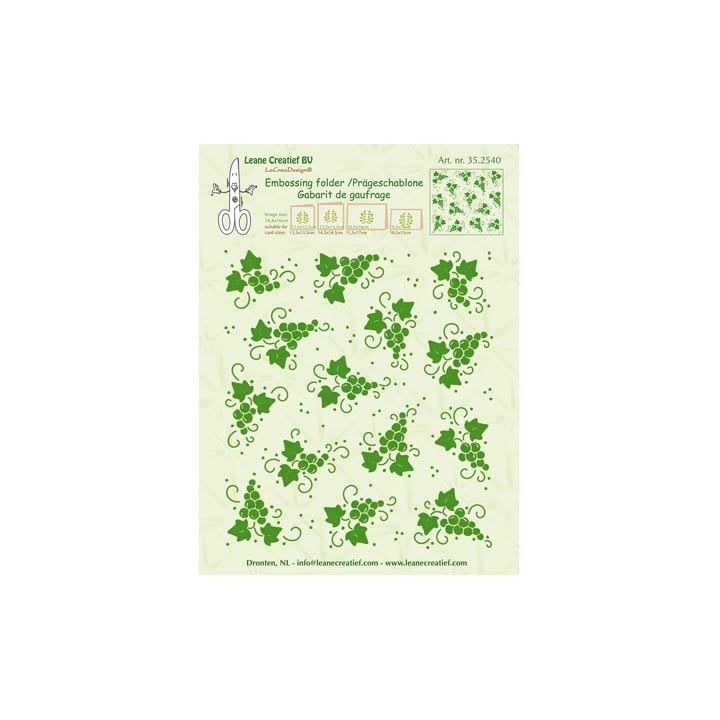(35.2540)Embossing folder Grapes