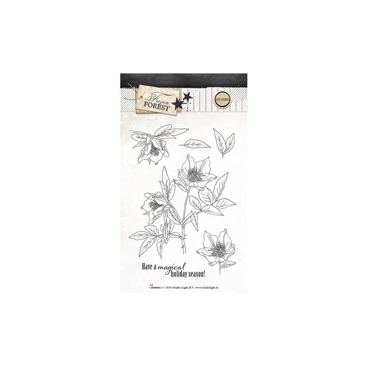 (STAMPFF149)Studio Light stamp Frozen Forest nr.149