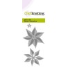 (115633/0178)CraftEmotions Die - flower poinsettia 3D