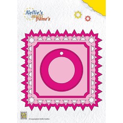 (MFD099)Nellie`s Choice Multi Frame Dies square with label Chris
