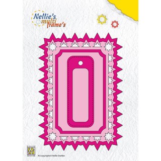 (MFD098)Nellie`s Choice Multi Frame Dies rectangle with label Ch