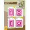 (MFD098)Nellie`s Choice Multi Frame Dies rectangle with label Ch