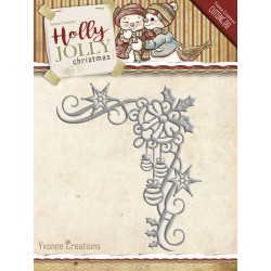 (YCD10072)Die - Yvonne Creations - Holly Jolly - Christmas Decor