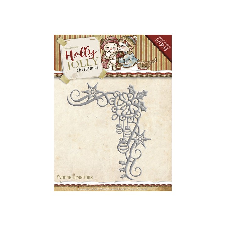 (YCD10072)Die - Yvonne Creations - Holly Jolly - Christmas Decor