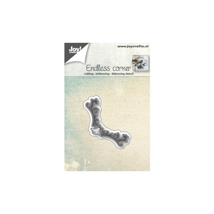 (6002/0574)Cutting & Embossing stencil Corner with bird