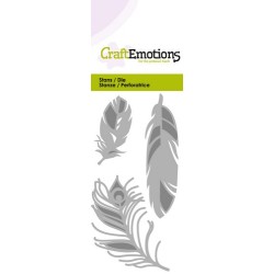 (115633/0181)CraftEmotions Die - feathers
