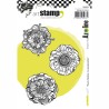 (SA60250)Carabelle cling stamp A6 fleurs d'azoline les pomponett