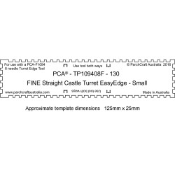 (TP109401F)PCA® Fine 130mm Castle Turret EasyEdge - Small