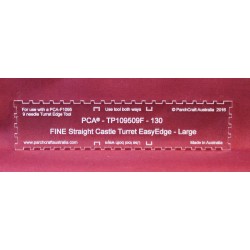 (TP109501F)PCA® Fine 130mm Castle Turret EasyEdge - Large