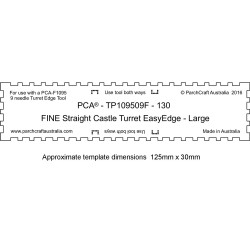 (TP109501F)PCA® Fine 130mm Castle Turret EasyEdge - Large