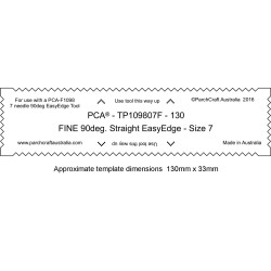(TP109807F)PCA® Fine 130mm 90deg Straight EasyEdge - Size 7
