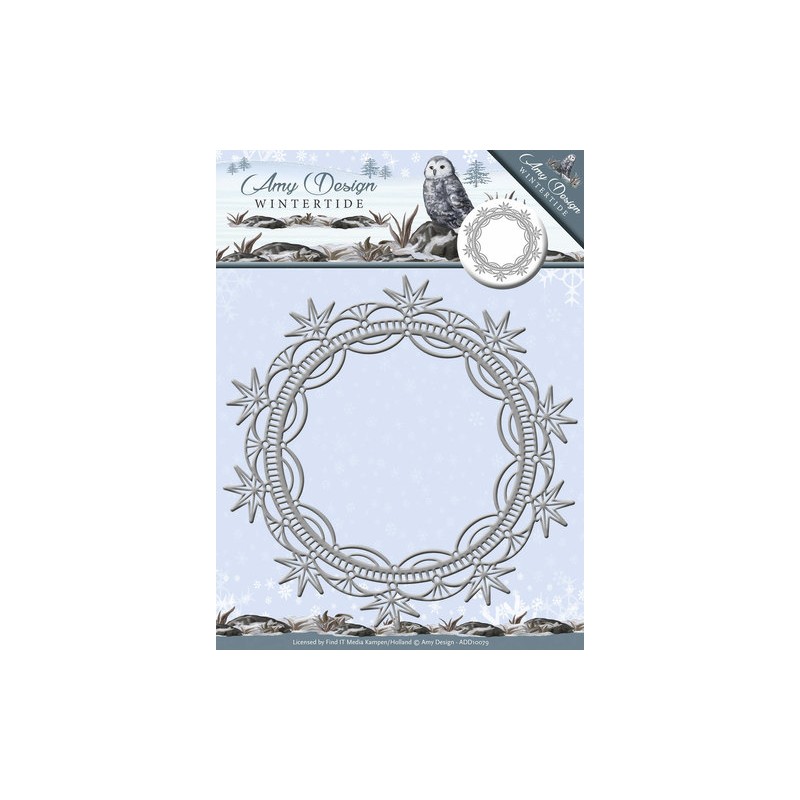 (ADD10079)Die - Amy Design - Wintertide - Ice Crystal Frame